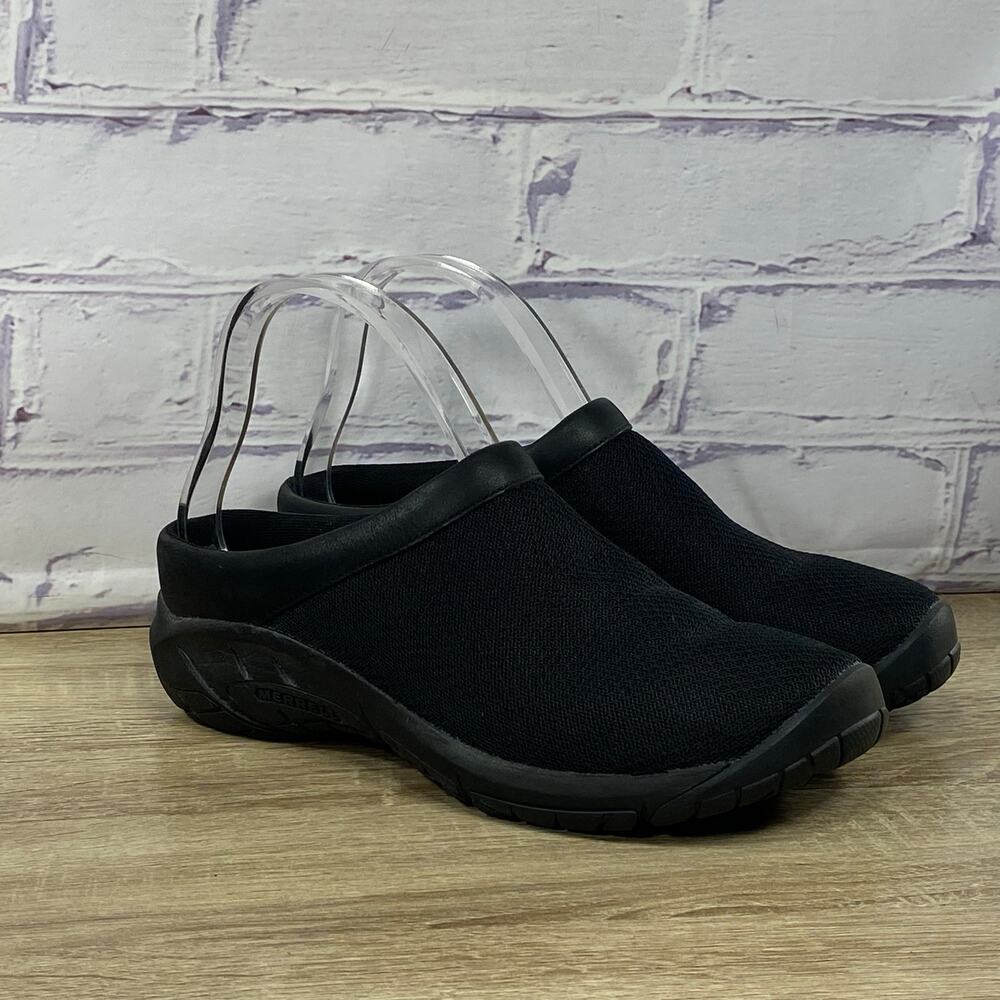 Merrell Encore Breeze 4 Clogs Women's Size 9 Wide Black Comfort Slip On Shoes